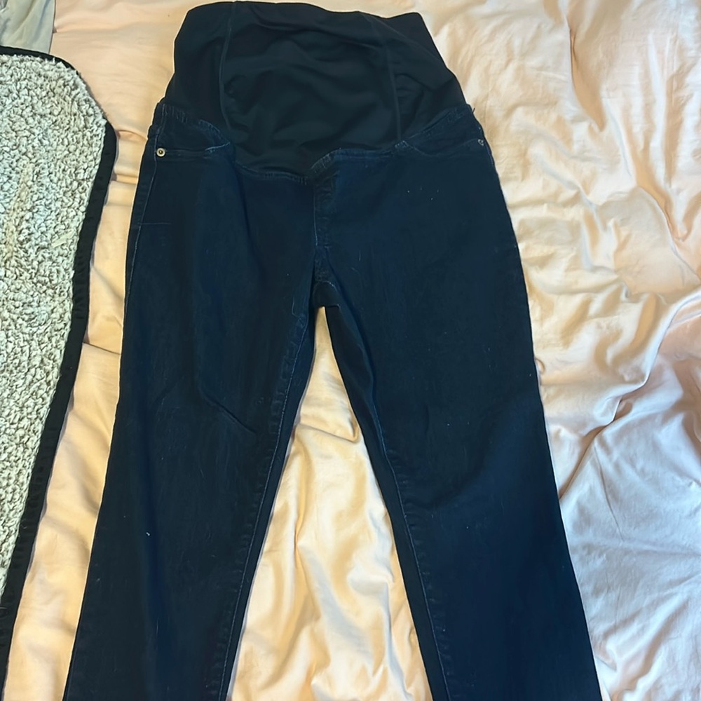 Dark blue, Isabel and Ingrid maternity jeans